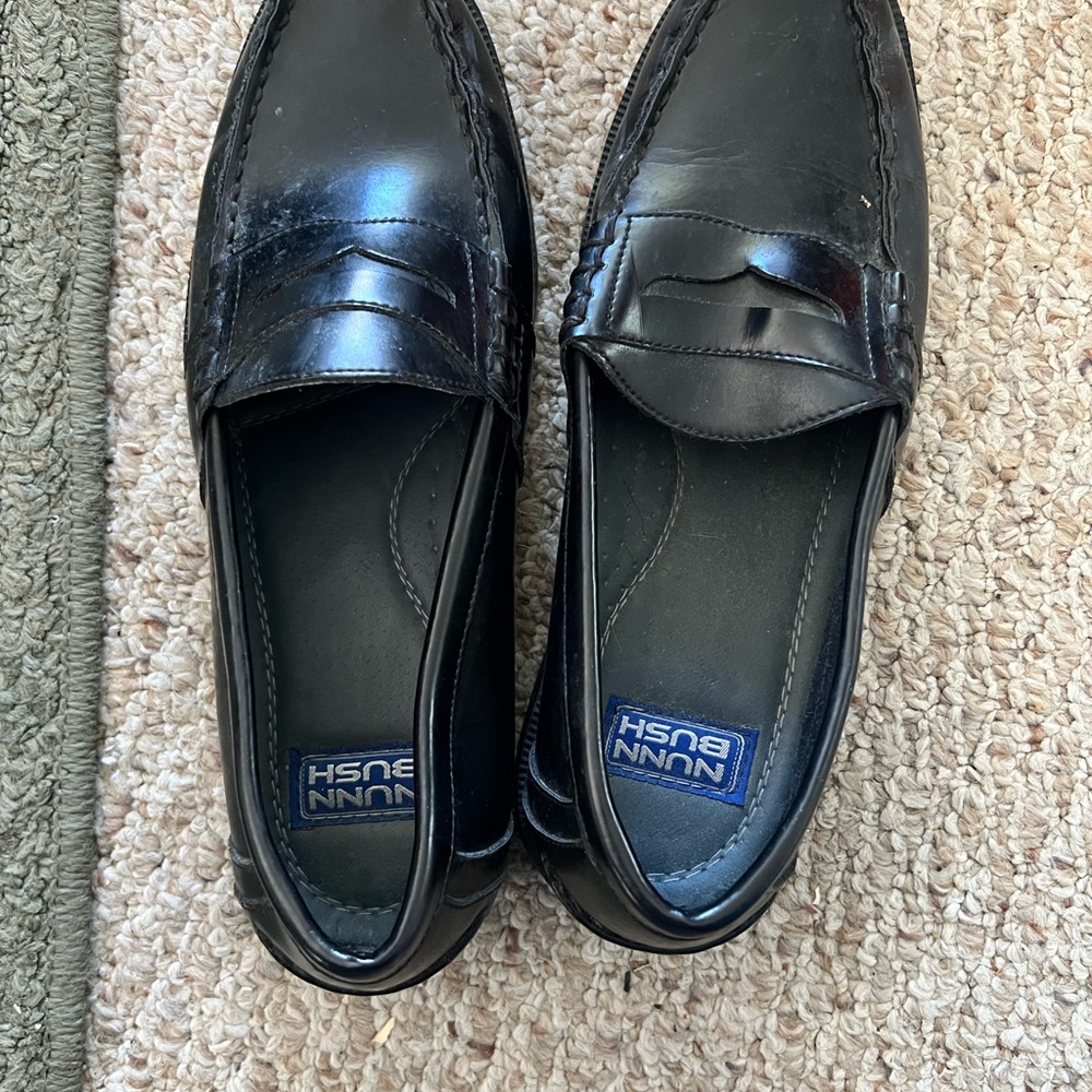 Nunn Bush Men's Classic Black Slip-On Loafers